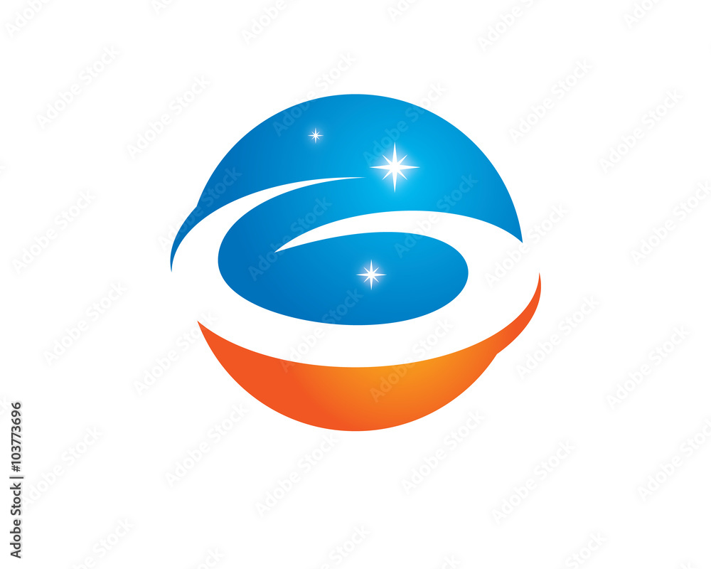 Naklejka premium galaxy letter G