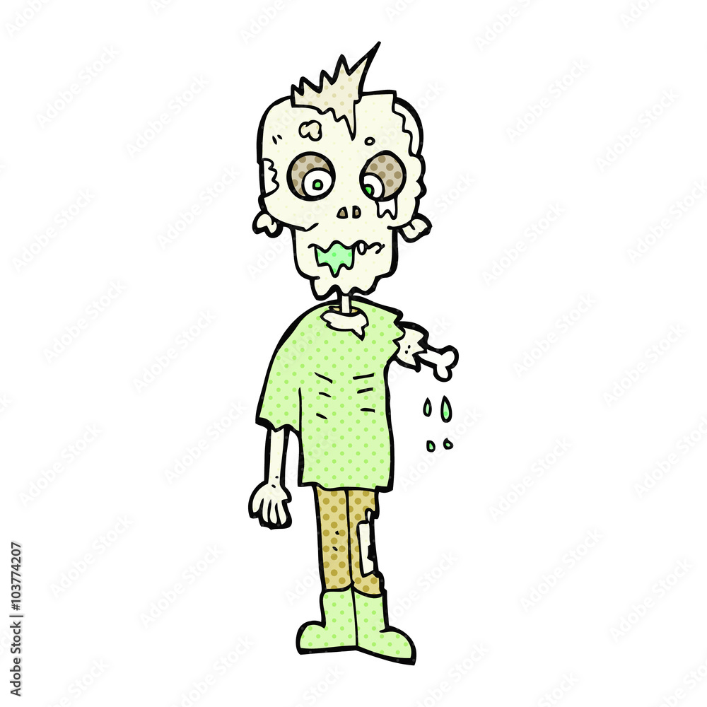 cartoon zombie cartoon zombie