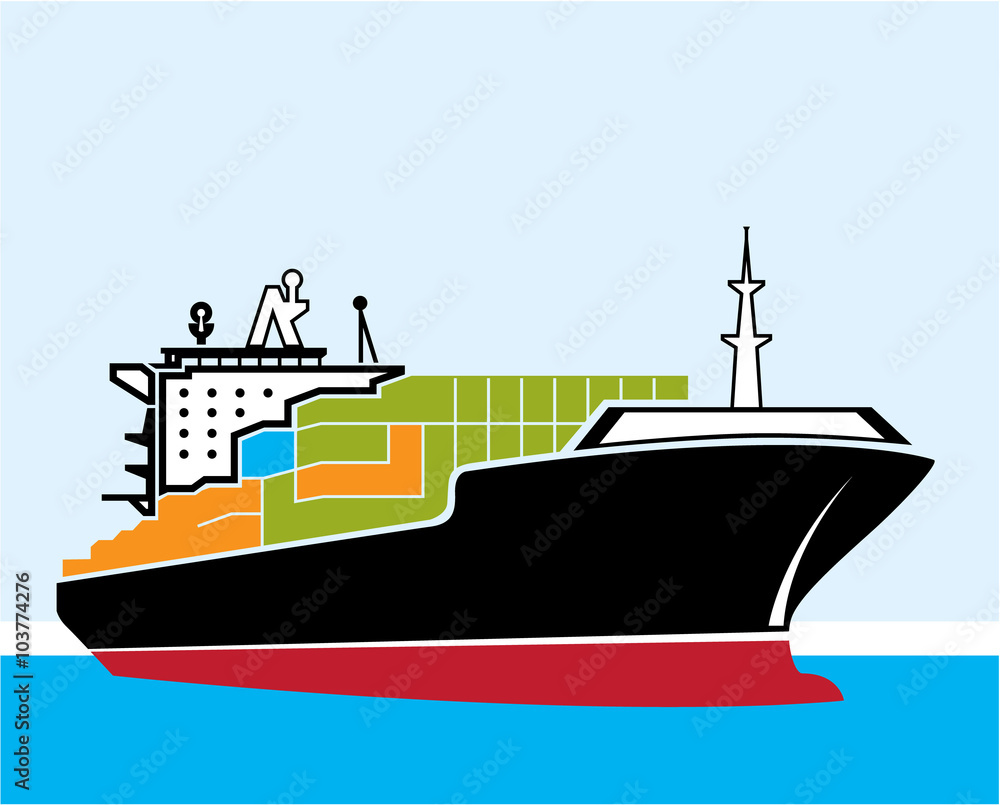 Obraz premium Cargo Ship