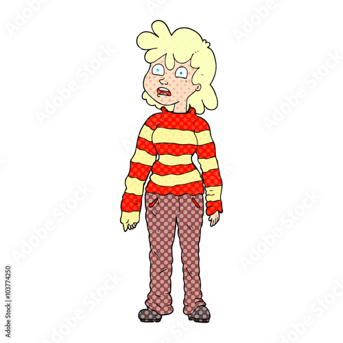 cartoon teenager