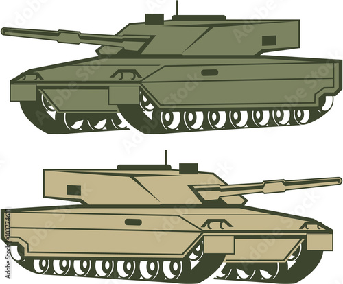 Simple tanks vector