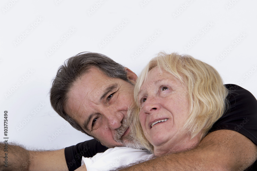 old couple happy in love isolated on white background old couple happy in love isolated on white background