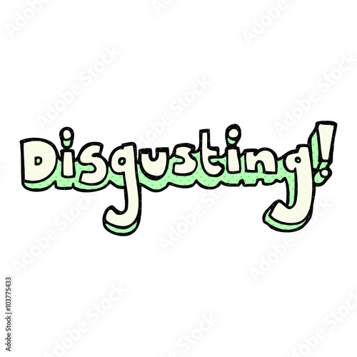 disgusting cartoon