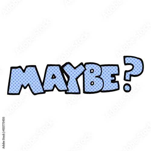 maybe cartoon symbol