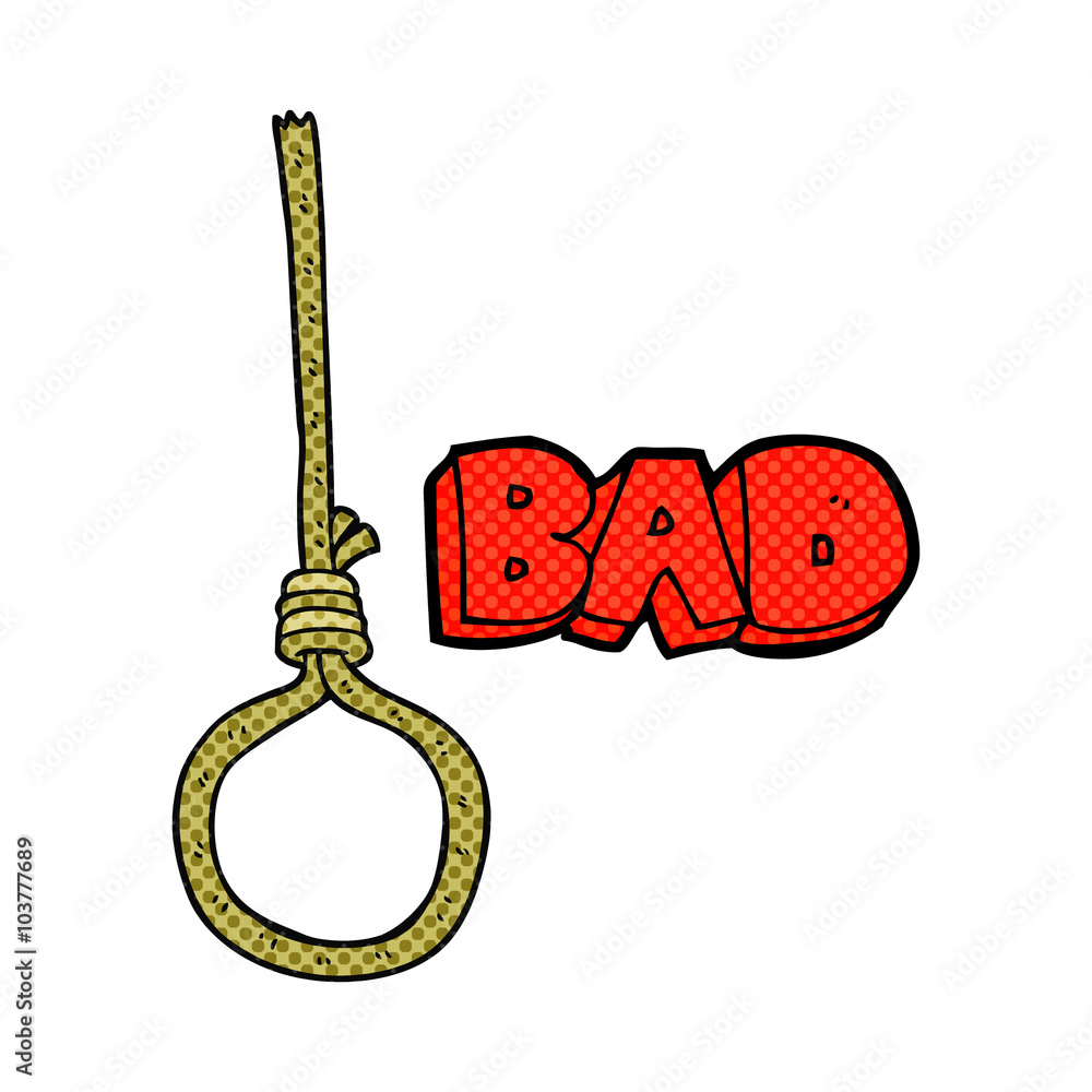 cartoon noose Stock Vector | Adobe Stock