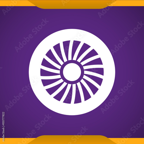 Jet engine icon