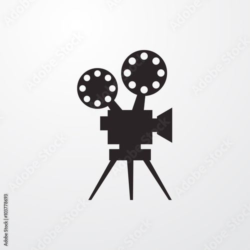 Cinema camera icon