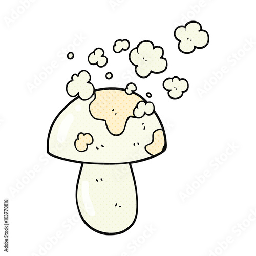 cartoon mushroom © lineartestpilot