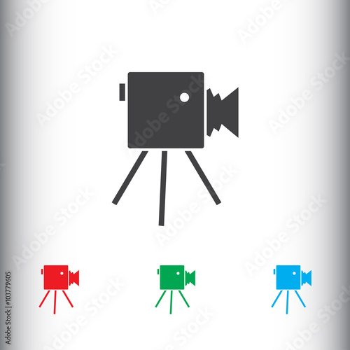Retro camera icon