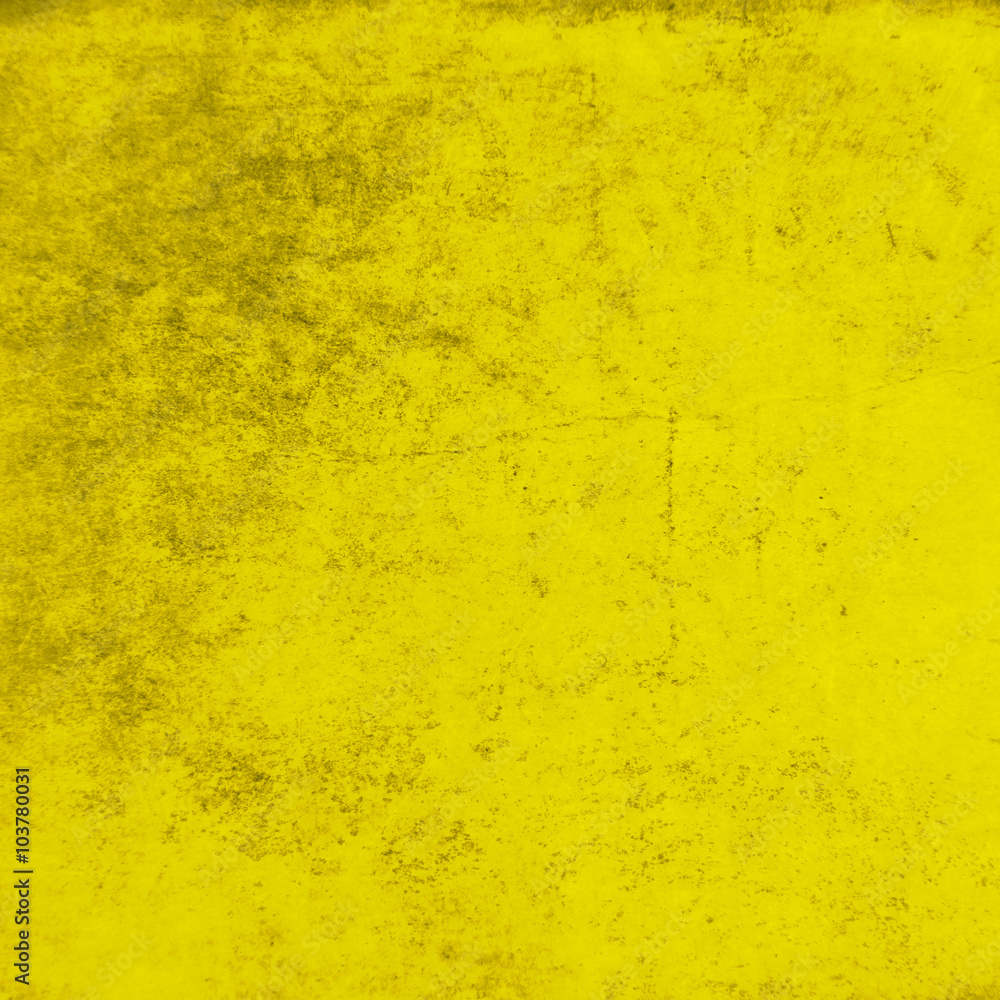 Textured grunge yellow background