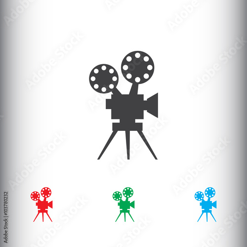 Cinema camera icon