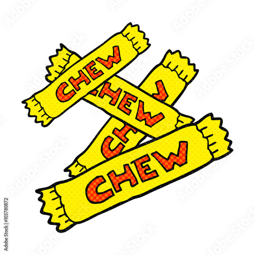 cartoon chew candy