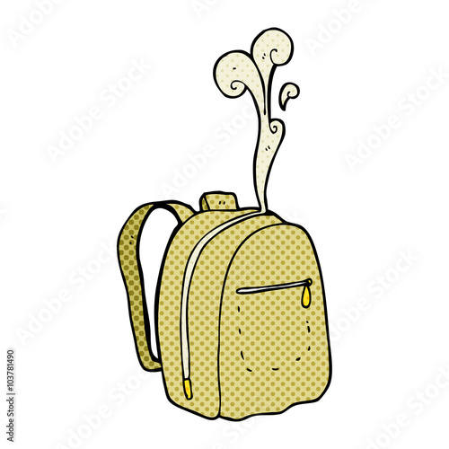 cartoon rucksack