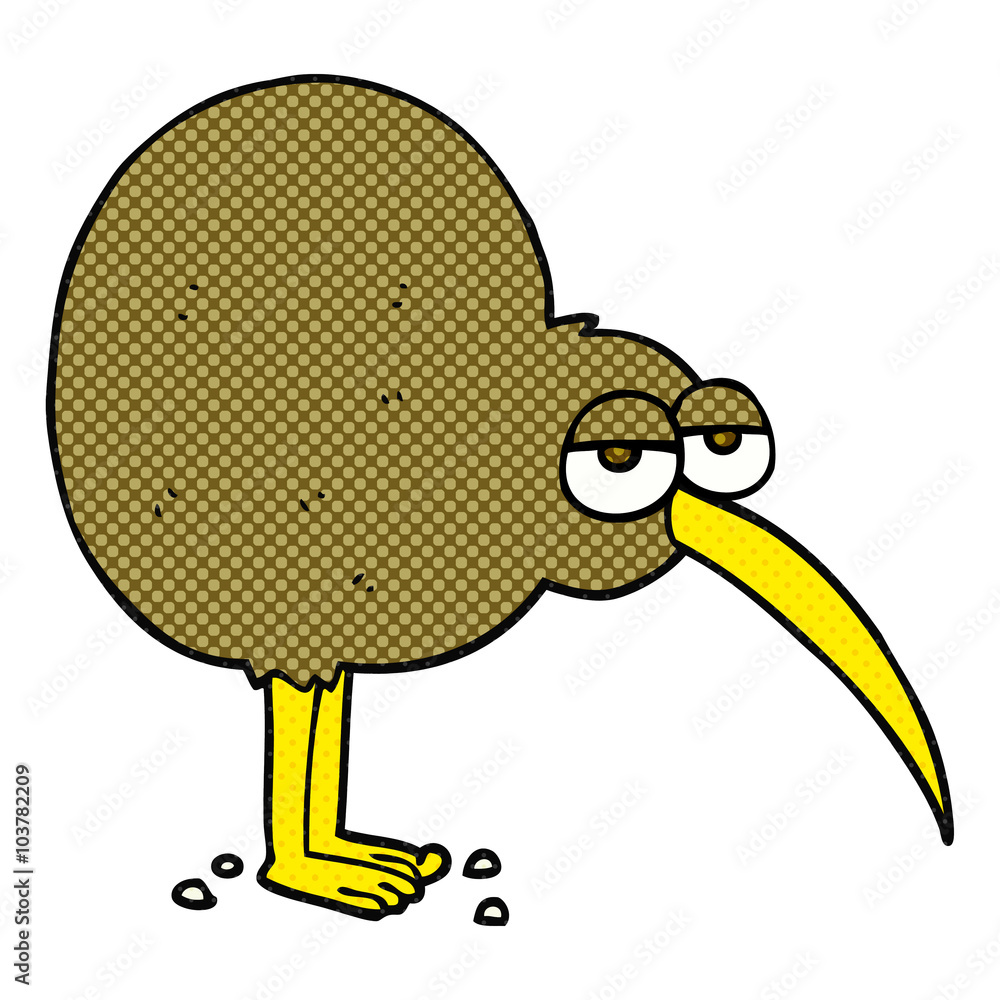 cartoon kiwi