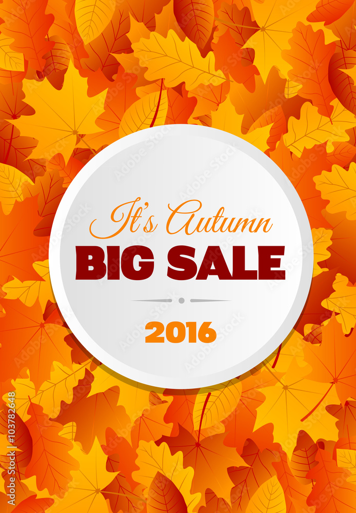 Big Autumn Sale Flyer Design Big Autumn Sale Flyer Design