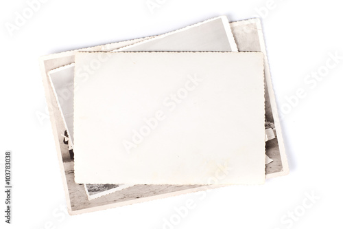 Stack of old photos