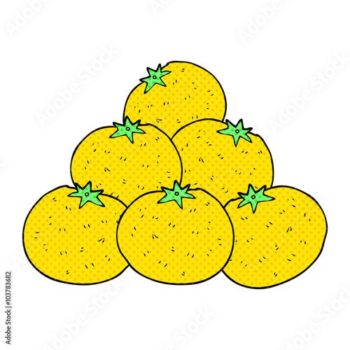 cartoon oranges