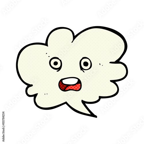 cartoon shocked speech bubble
