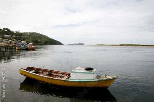 Wooden Boat - Ancud - Chile