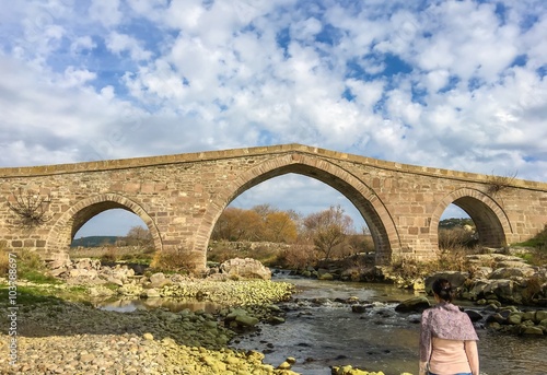 600 yıılık Behramkale Köprüsü Assos Mevki