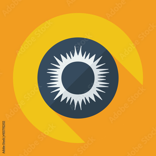 Flat modern design with shadow icon optics