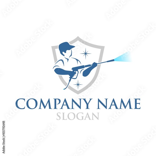 Pressure wash logo