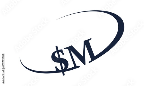 Modern Logo Solution Letter S M