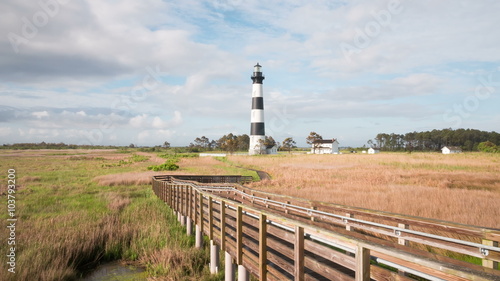 4K Bodie Island Lighthouse Timelapse Zoom-in 1b