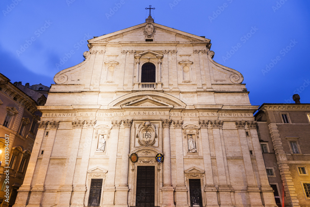 Church of the Holy Name of Jesus on Piazza del Gesu