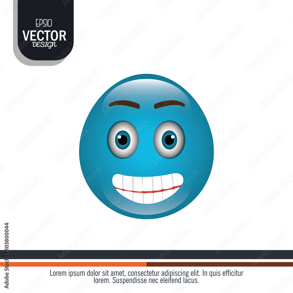 Fototapeta premium funny emoticon design 