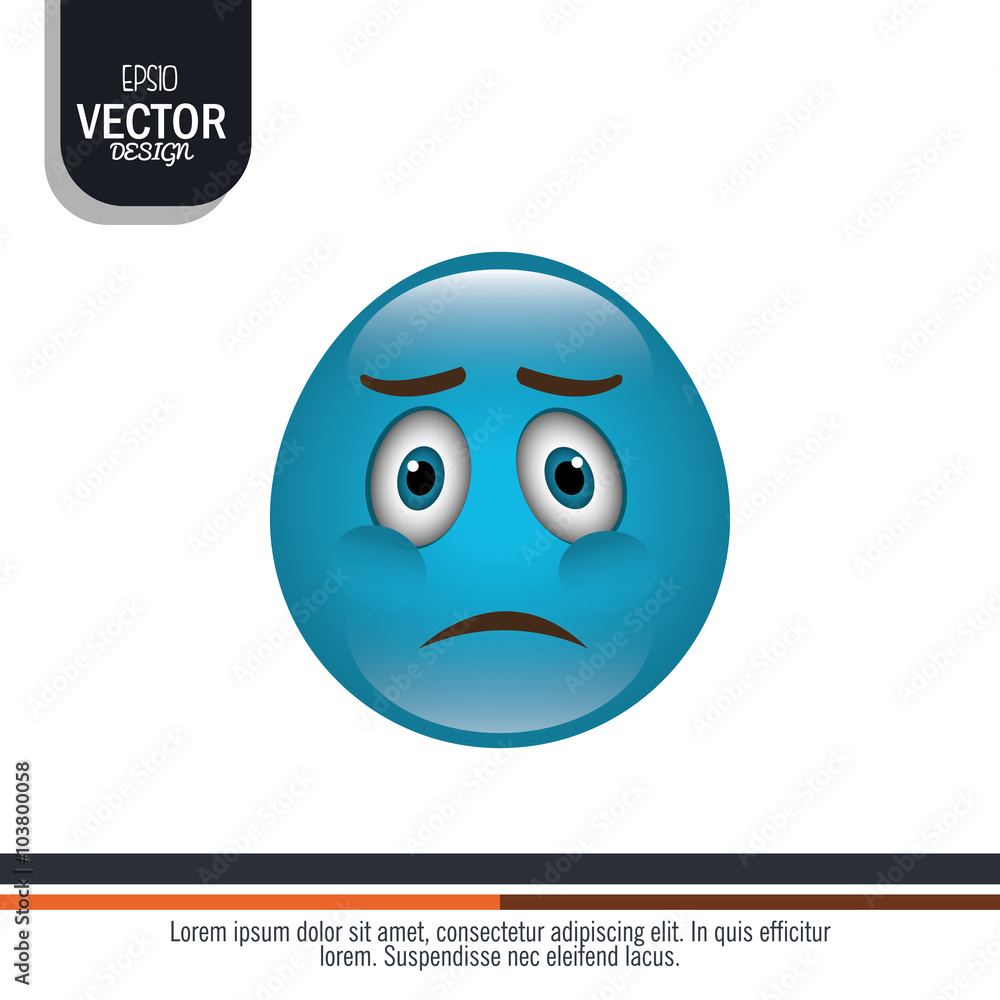 Fototapeta premium funny emoticon design 