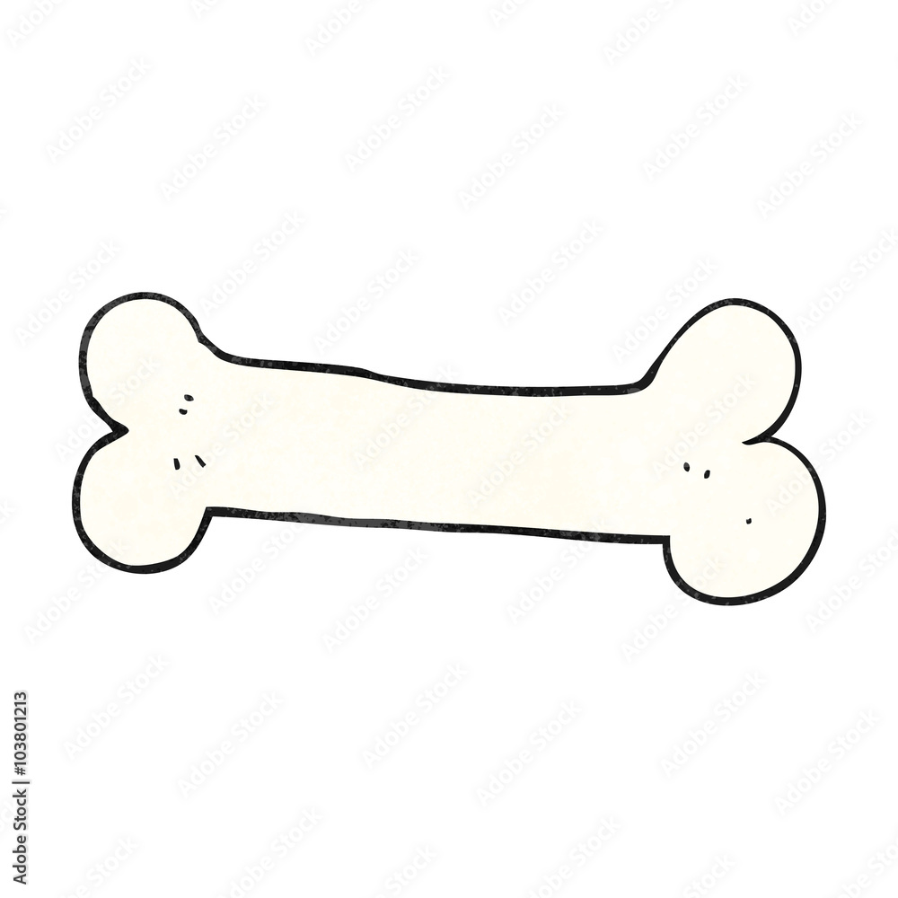 textured cartoon bone textured cartoon bone