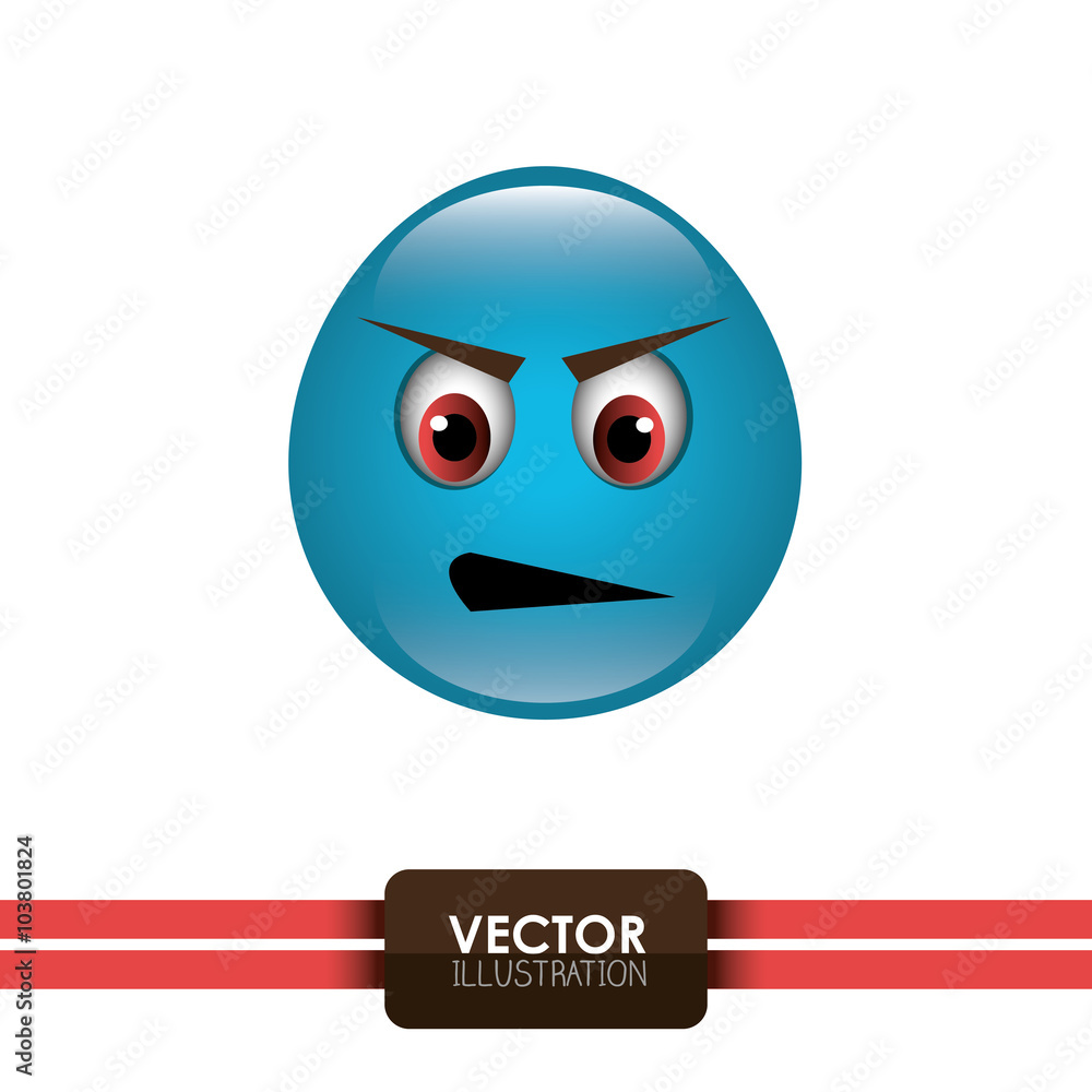 Obraz premium funny emoticon design 