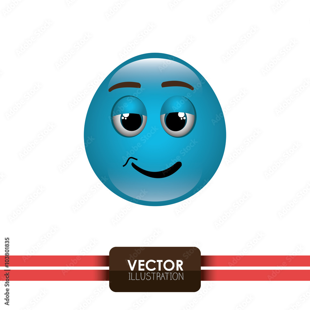 Fototapeta premium funny emoticon design 