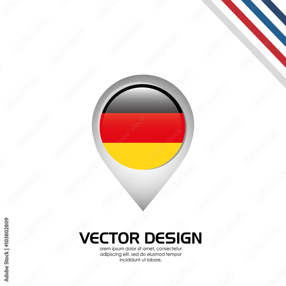 Obraz premium flag icon design