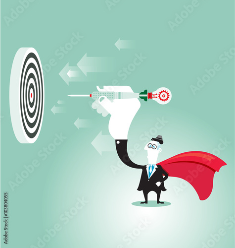 Business vision Concept Illustration