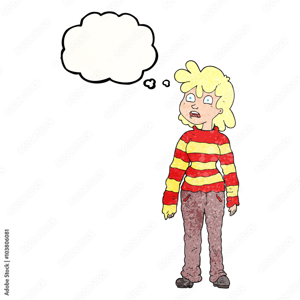 thought bubble textured cartoon teenager thought bubble textured cartoon teenager