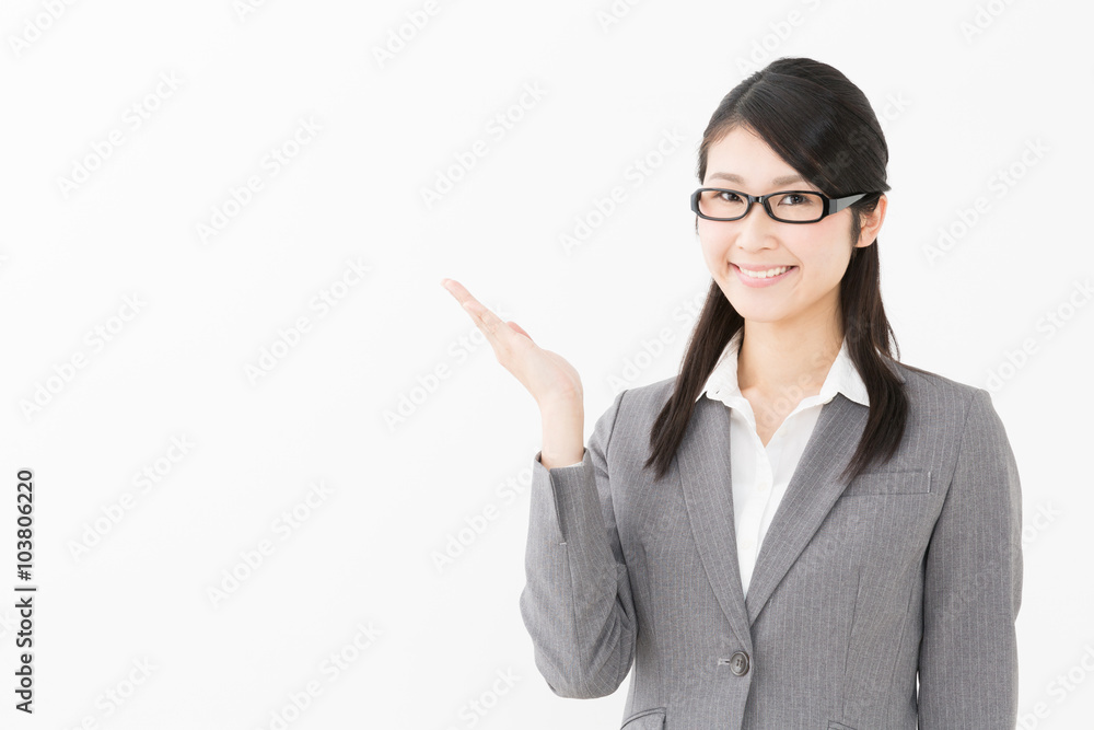portrait of asian businesswoman isolated on white background portrait of asian businesswoman isolated on white background