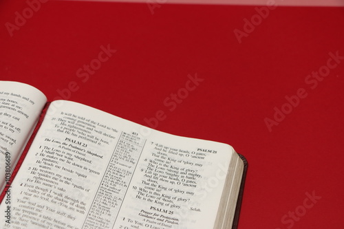 Bild auf Leinwand Open Bible