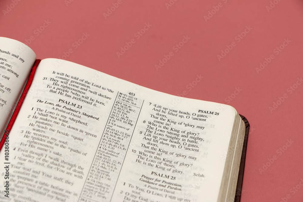 Fototapeta premium Open Bible