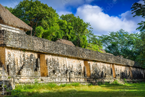 Ek Balan Mayan Archeological Site. Maya Ruins, Yucatan Peninsula