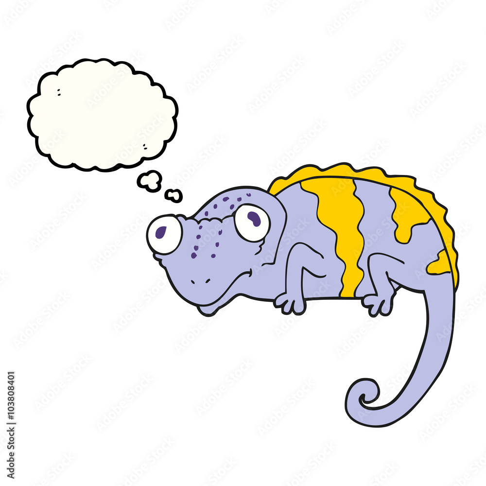 thought bubble cartoon chameleon thought bubble cartoon chameleon