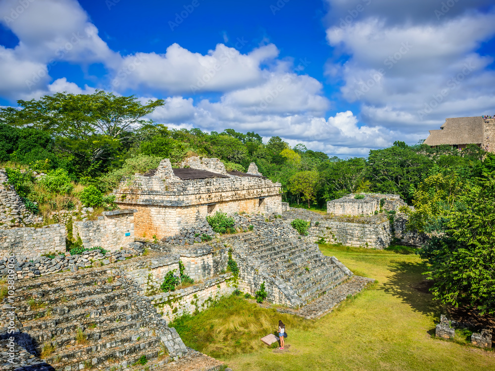 Ek Balam Mayan Archeological Site. Maya Ruins, Yucatan Peninsula