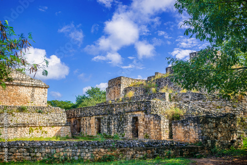Obraz na płótnie Ek Balam Mayan Archeological Site. Maya Ruins, Yucatan Peninsula w salonie