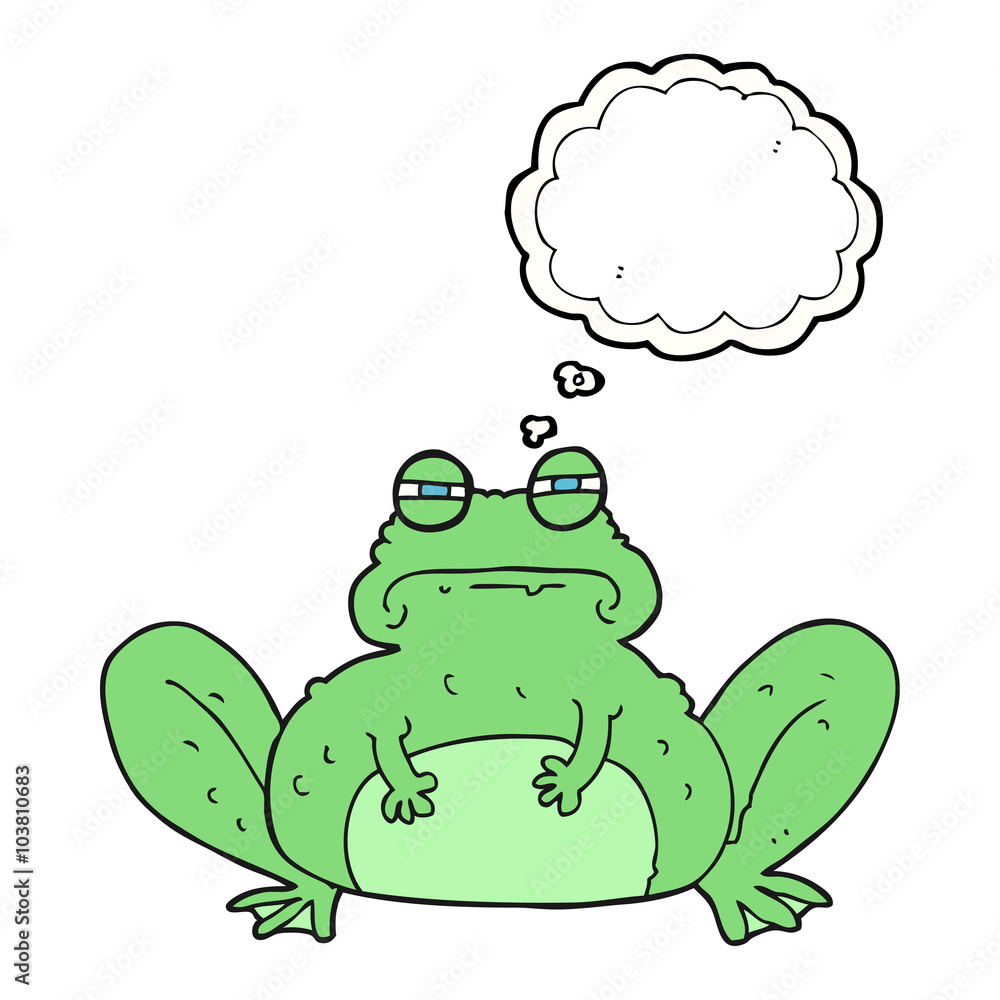 thought bubble cartoon frog thought bubble cartoon frog