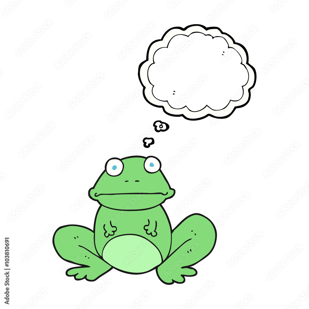 thought bubble cartoon frog thought bubble cartoon frog