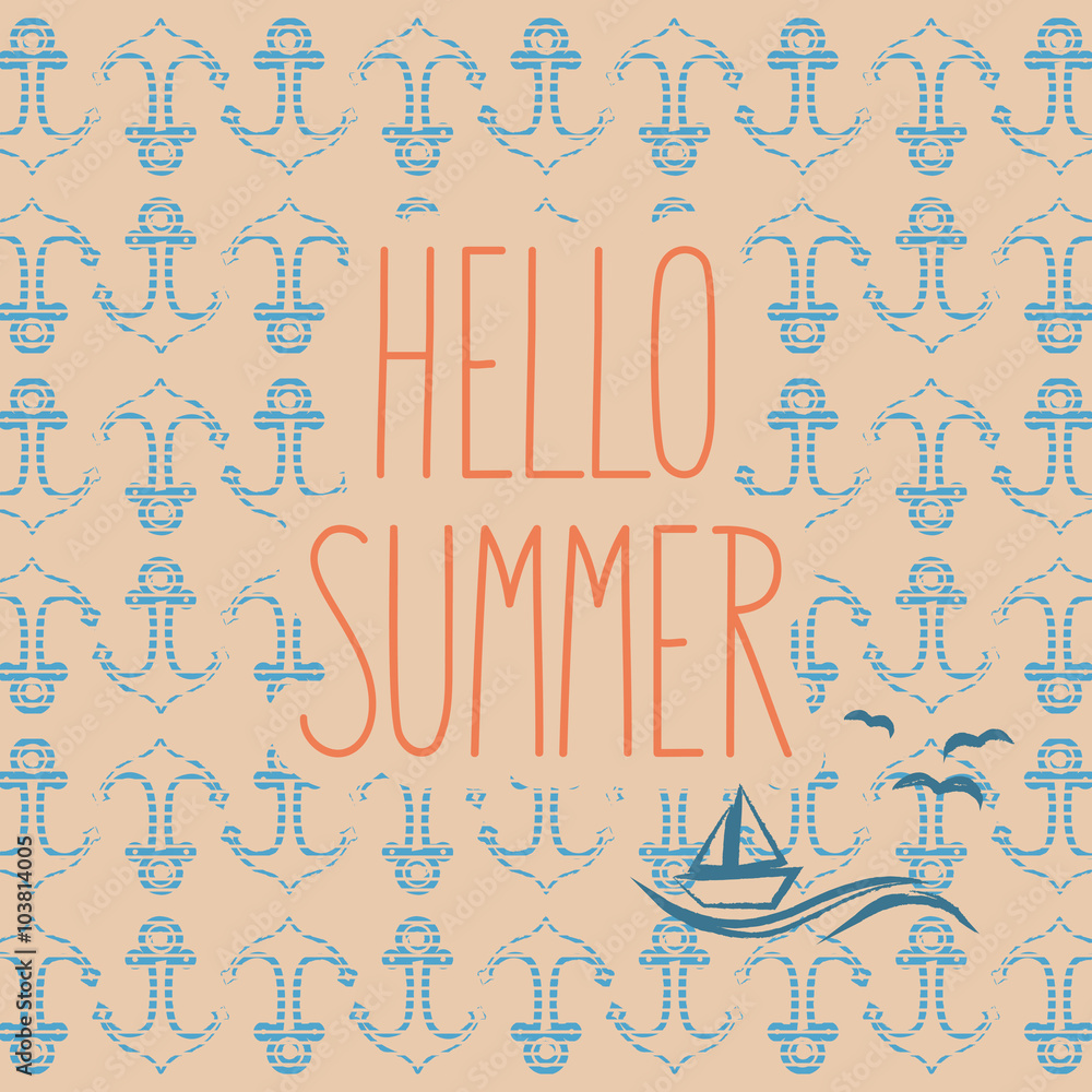 hello summer - summer background