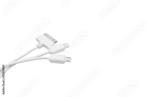 Isolated several smart phone chargers