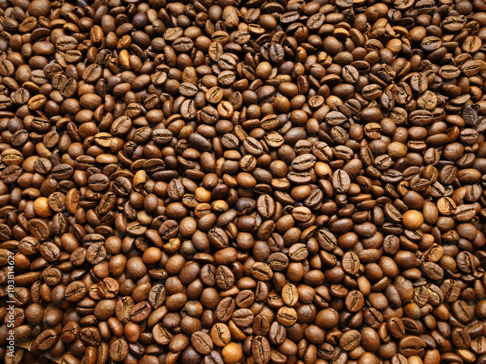 Fototapeta premium Coffee beans background
