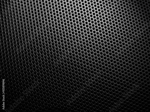 Mesh background. Meshy metal structure with shallow depth of field. 